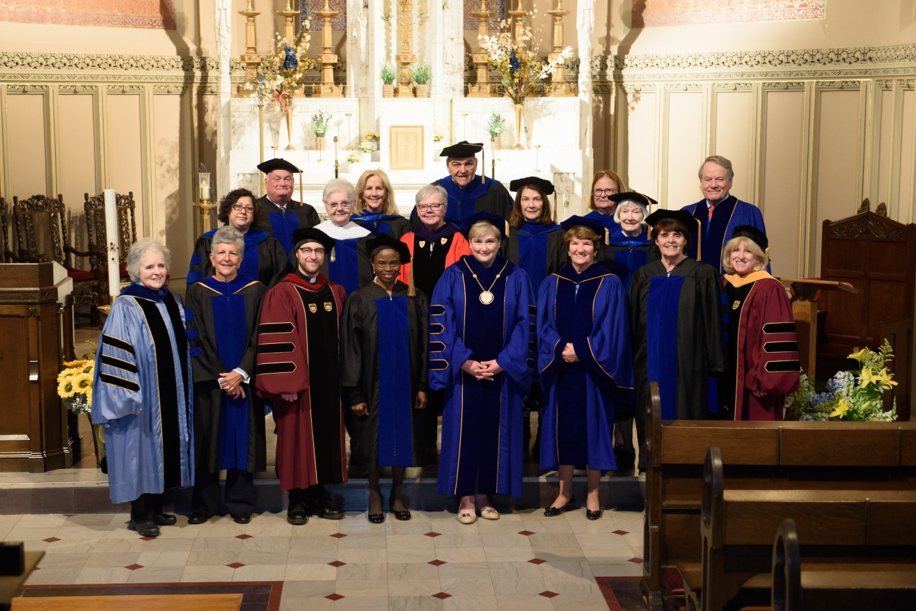 Platform party, commencement 2025